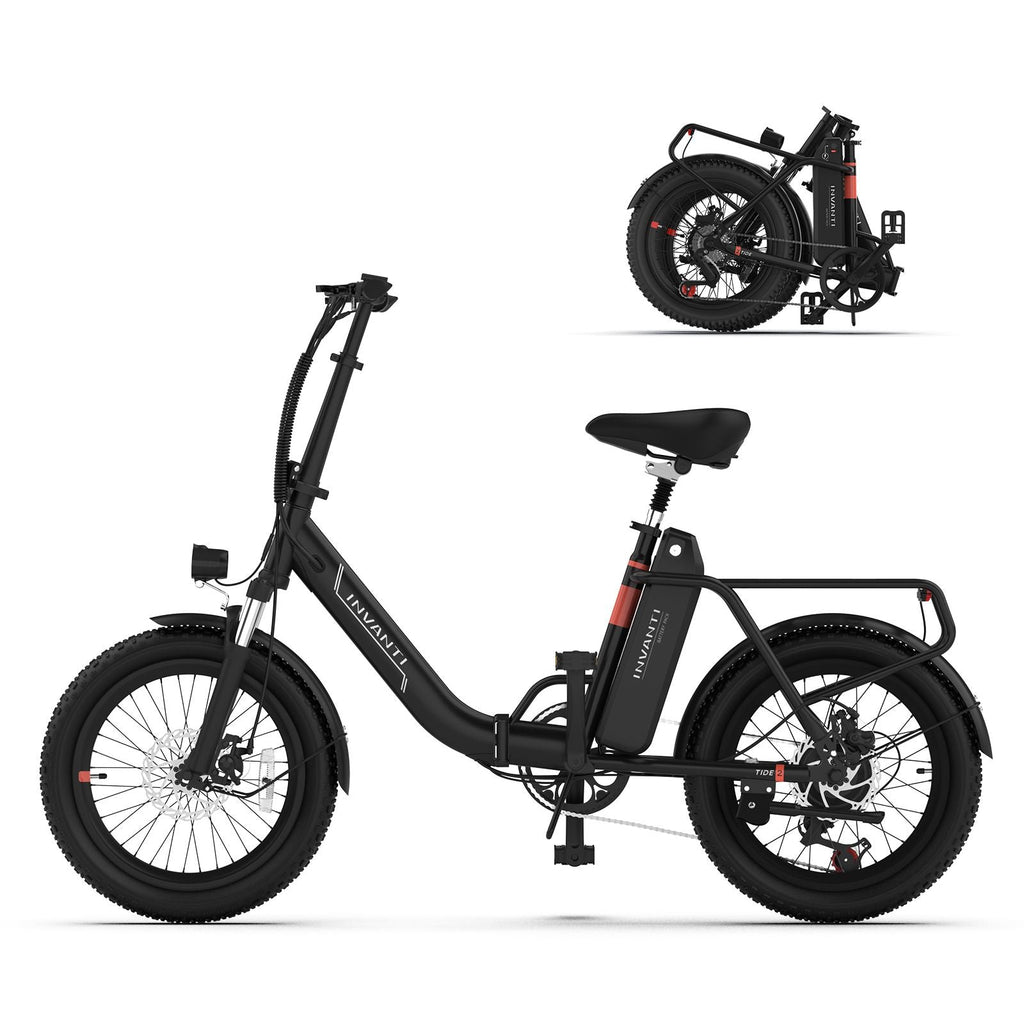 INVANTI EB11 500W Folding E-Bike – Shimano 7-Speed
