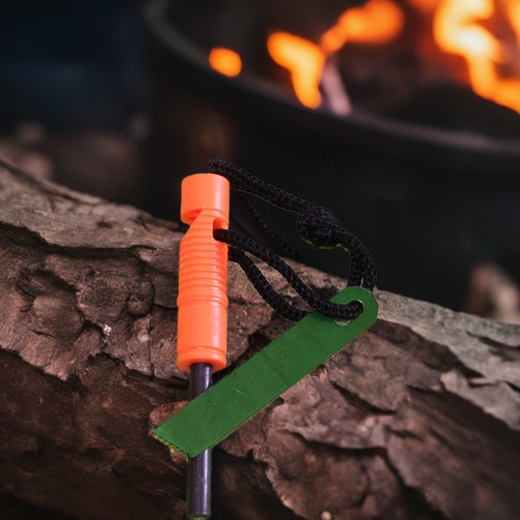 All-Weather Ferro Rod Fire Starter with Striker