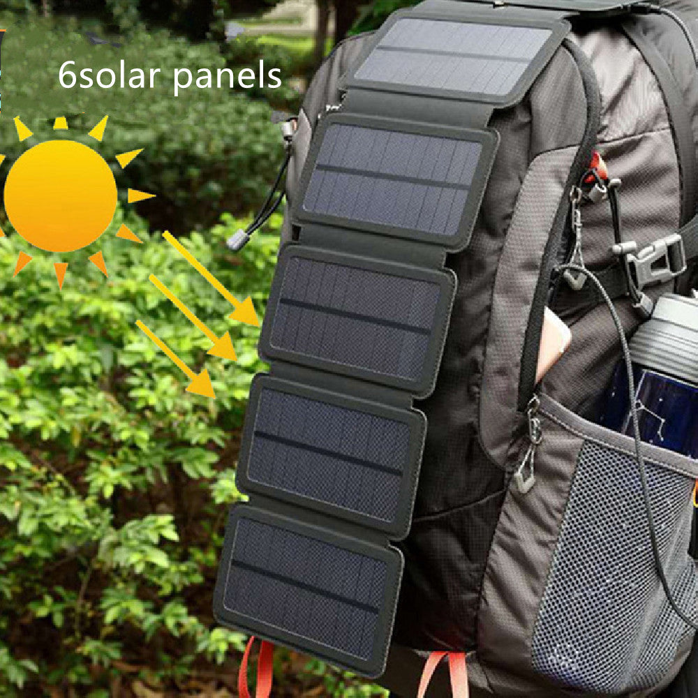 Folding Solar Panel Phone Charger – 4, 5 or 6 Panel