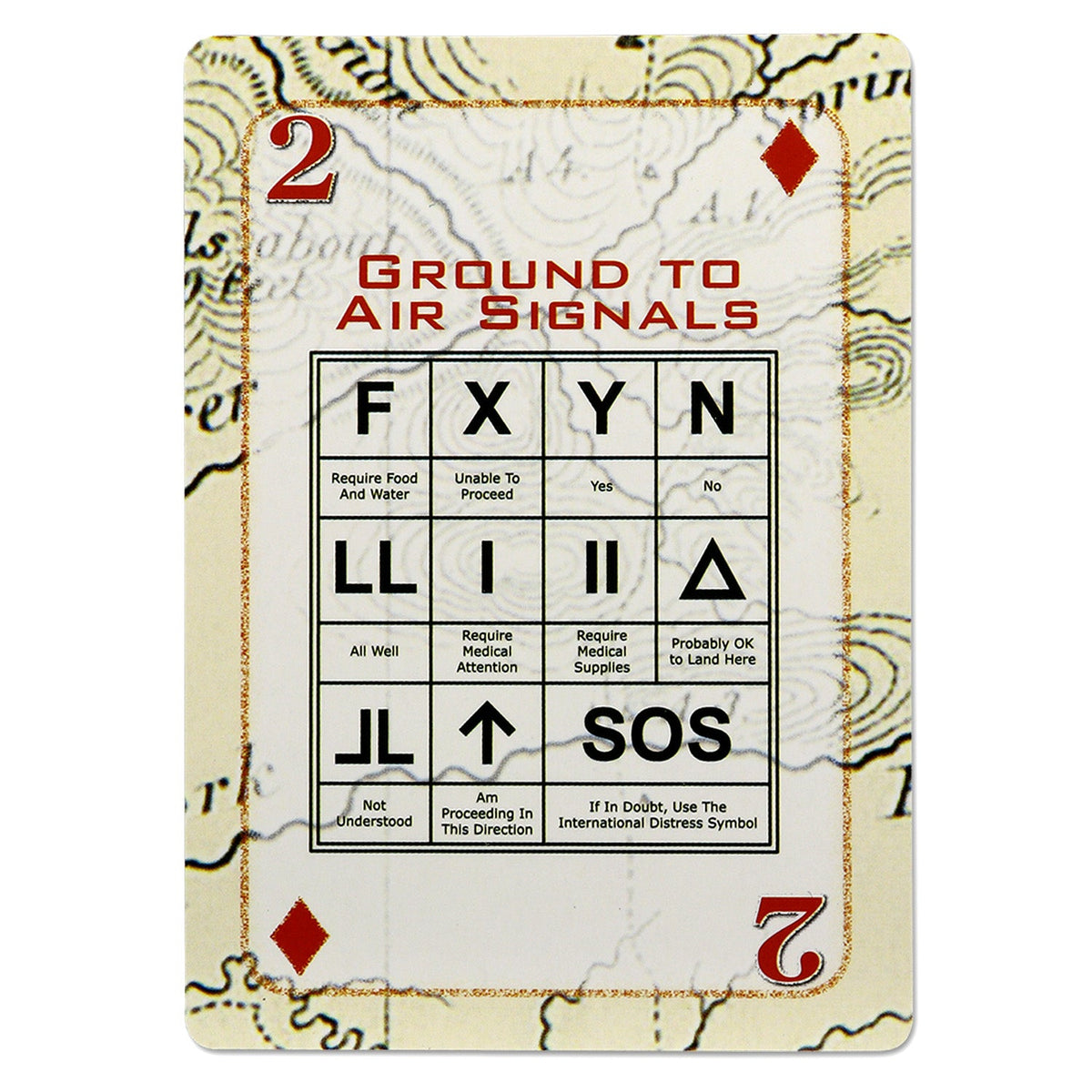 Survival Skills Playing Cards