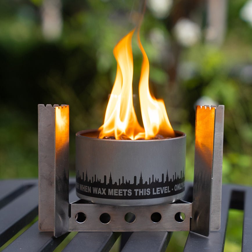 Collapsible Stainless Camp Stove Stand & Trivet – Made in USA