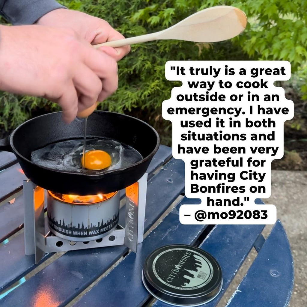 Collapsible Stainless Camp Stove Stand & Trivet – Made in USA