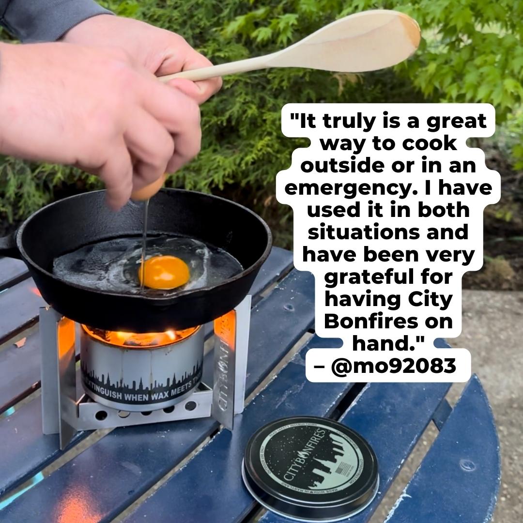 Collapsible Stainless Camp Stove Stand & Trivet – Made in USA
