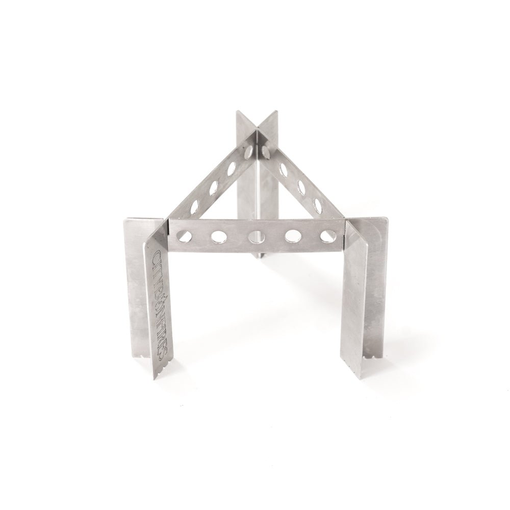Collapsible Stainless Camp Stove Stand & Trivet – Made in USA