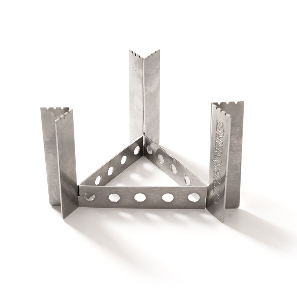 Collapsible Stainless Camp Stove Stand & Trivet – Made in USA