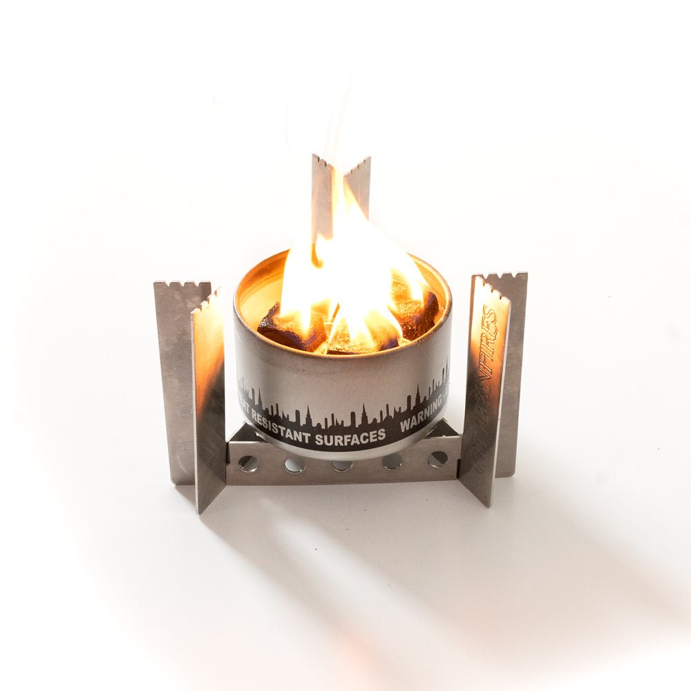 Collapsible Stainless Camp Stove Stand & Trivet – Made in USA