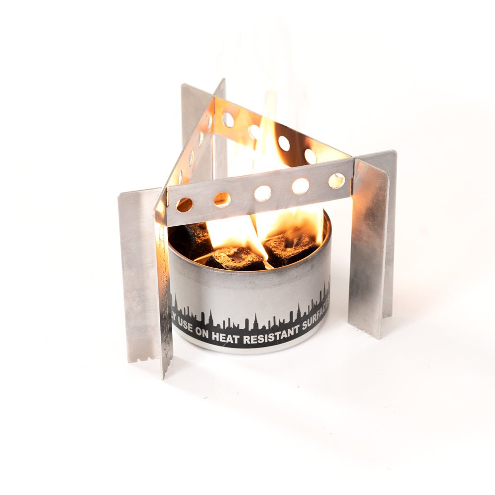 Collapsible Stainless Camp Stove Stand & Trivet – Made in USA
