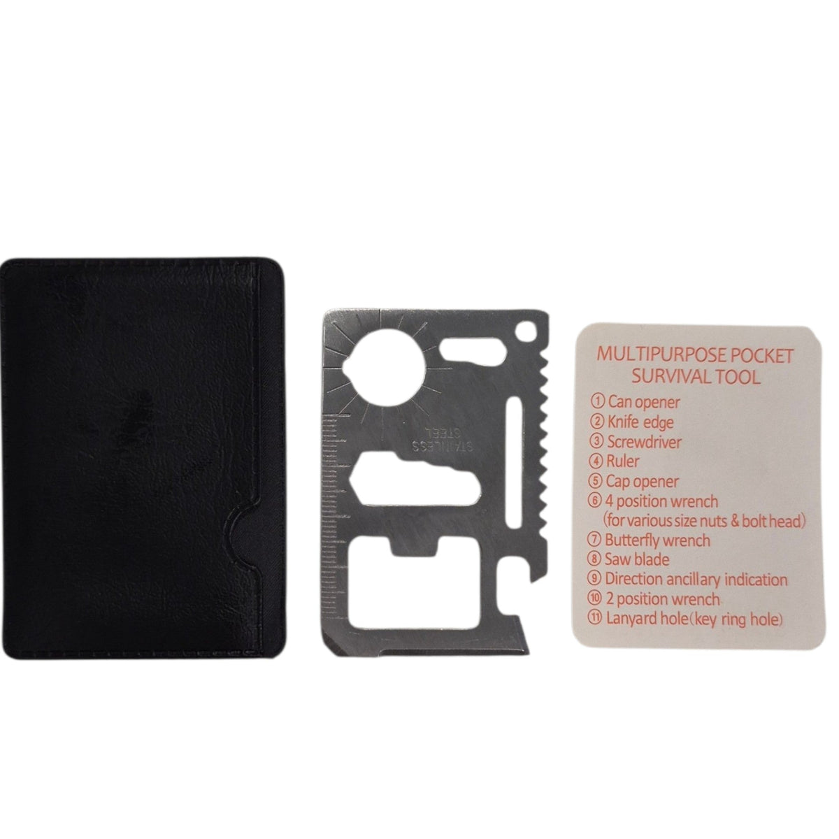 11-in-1 Credit Card Survival Multitool