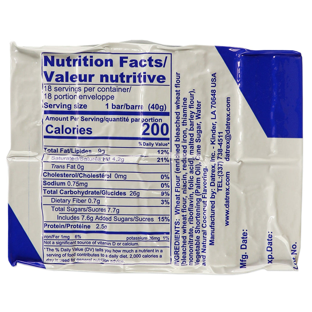 Datrex 3,600-Calorie Emergency Food Bar – USCG Approved